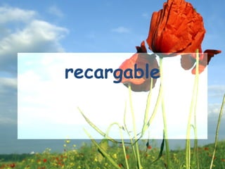 recargable
 