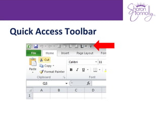 Quick Access Toolbar
 