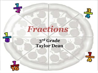 Fractions
3rd Grade
Taylor Dean

 