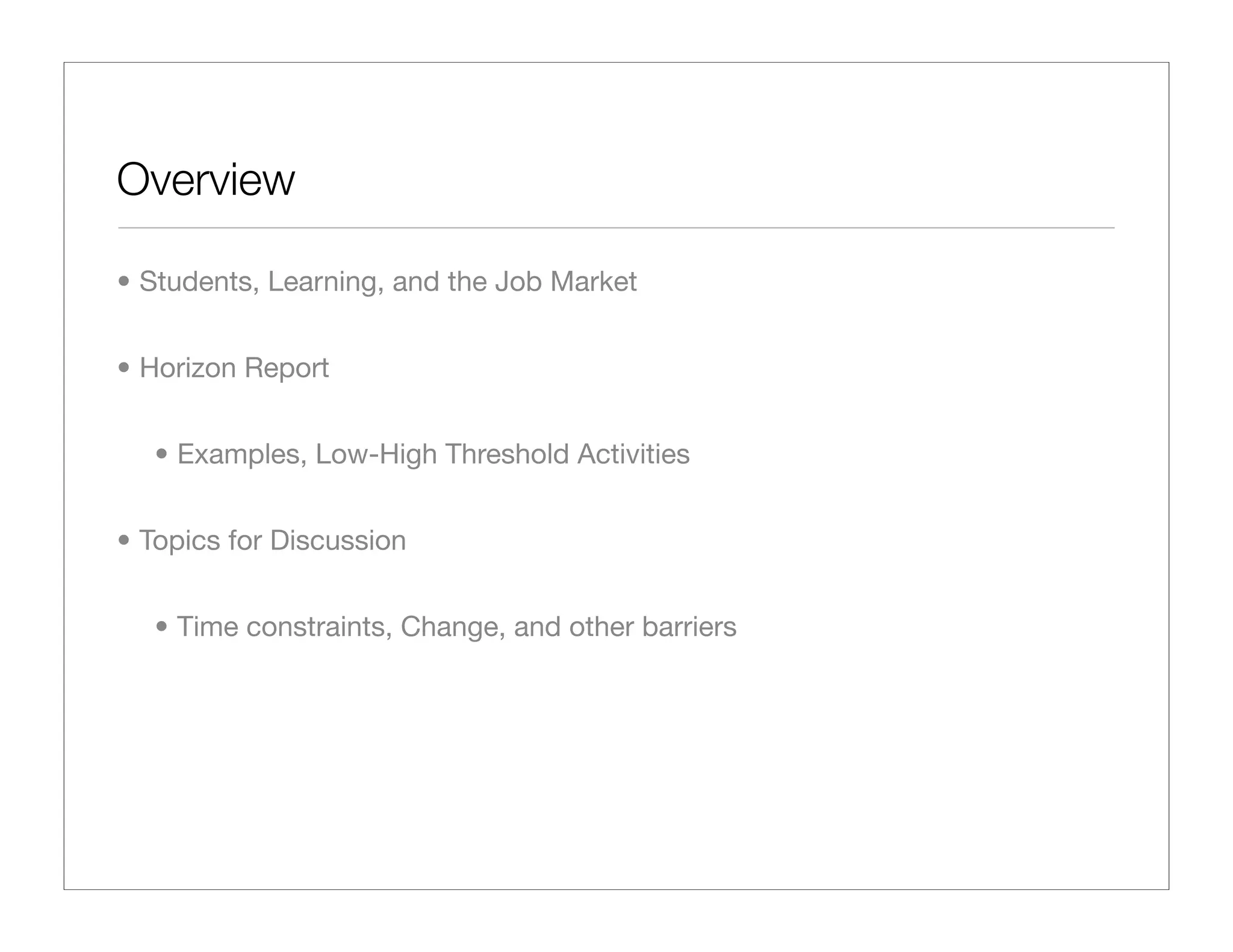 Technology and Education