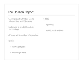 Technology and Education