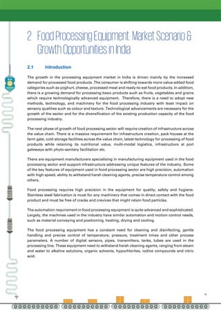 Technology and Equipment Manufacturing Opportunities in Food Processing ...