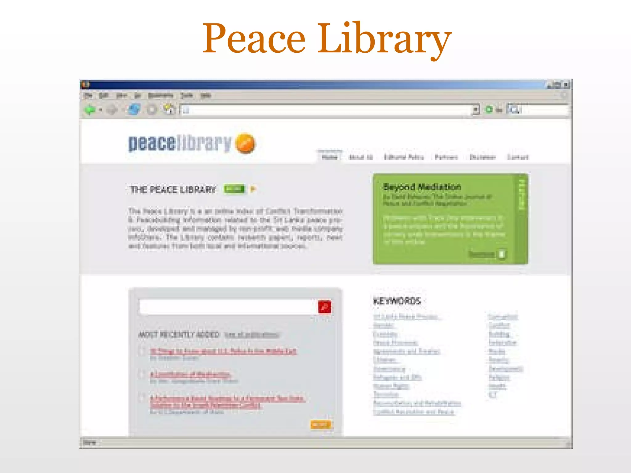 Peace Library 