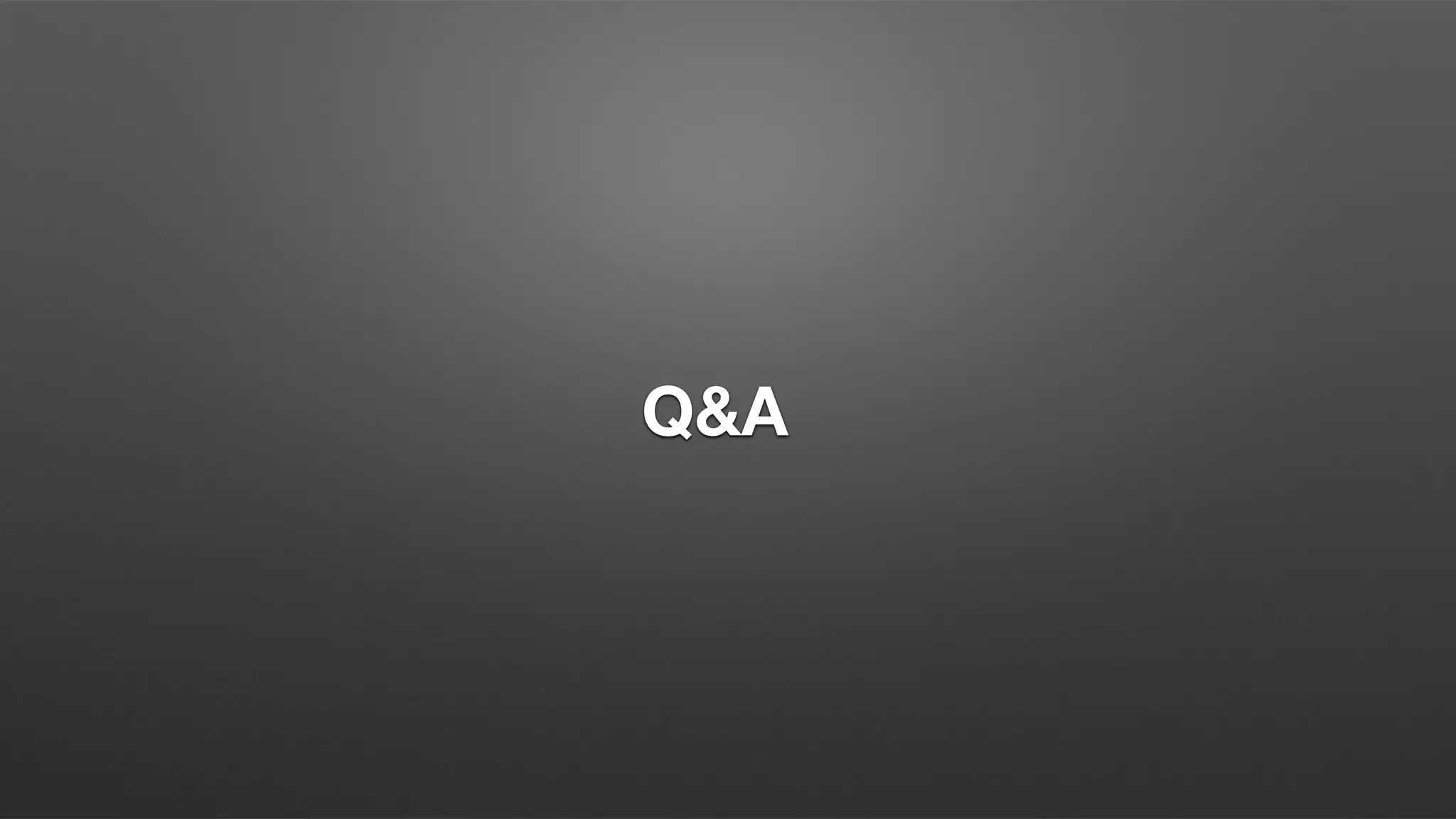Q&A