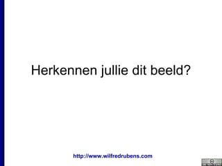 Herkennen jullie dit beeld? 