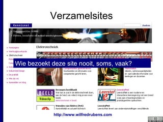 Verzamelsites Wie bezoekt deze site nooit, soms, vaak? 