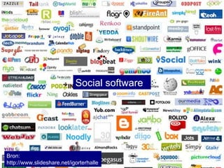 Bron:  http://www.slideshare.net/igorterhalle Social software 