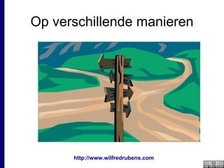 Op verschillende manieren 