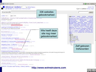 Zelf gekozen trefwoorden 336 websites gebookmarked Wie heeft deze site nog meer gebookmarked 