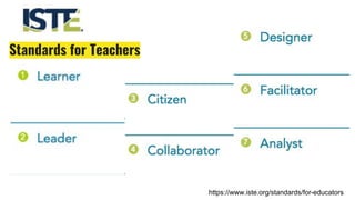 Standards for Teachers
https://www.iste.org/standards/for-educators
 