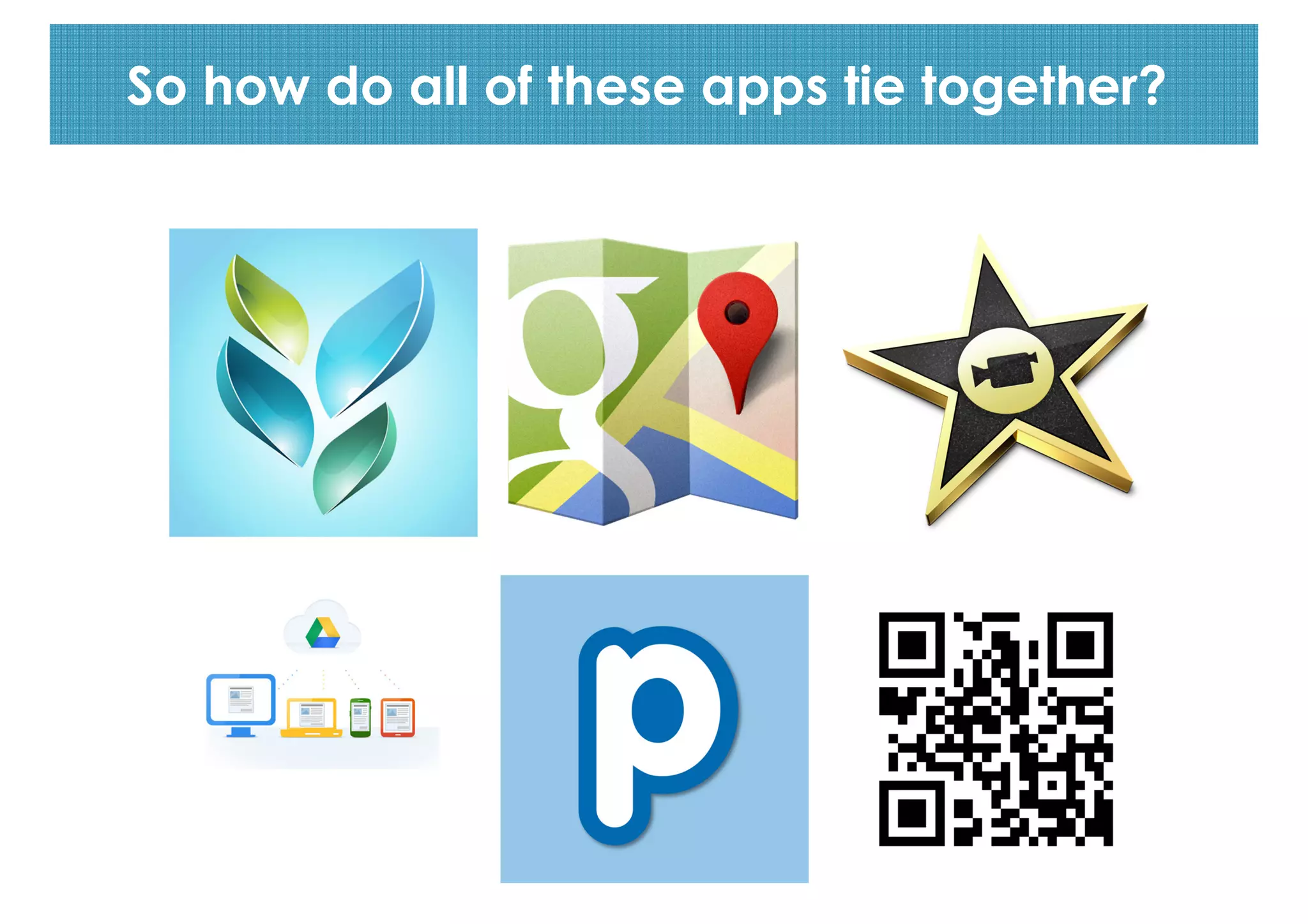 So how do all of these apps tie together?

 