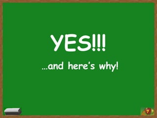 YES!!! … and here’s why! 