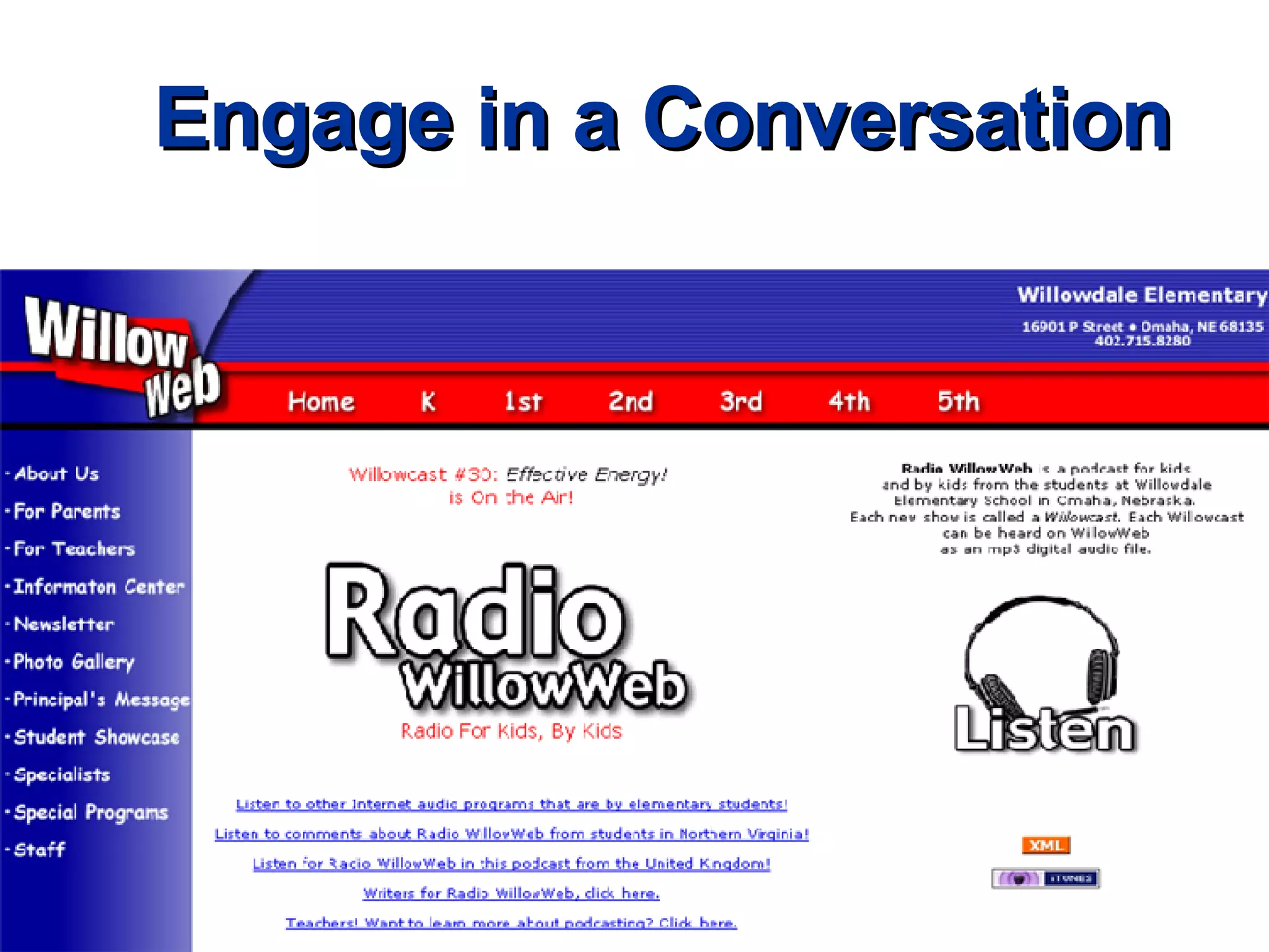 Engage in a Conversation 