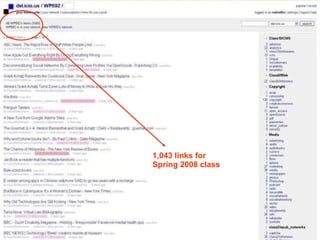 1,043 links for Spring 2008 class 