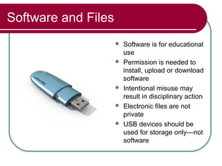 Technology acceptable use policy for students 08202011[1] | PPT