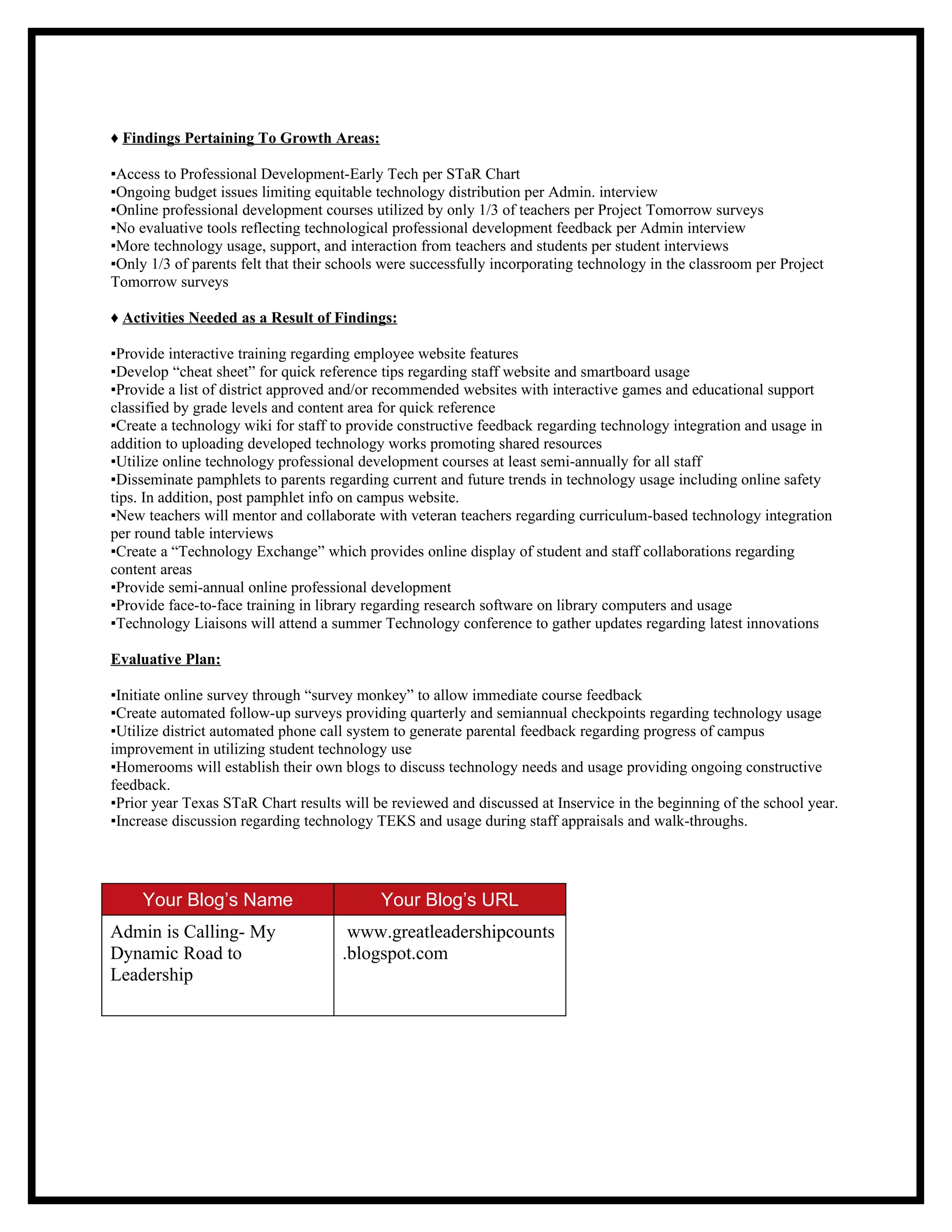 Technology Action Plan | DOC