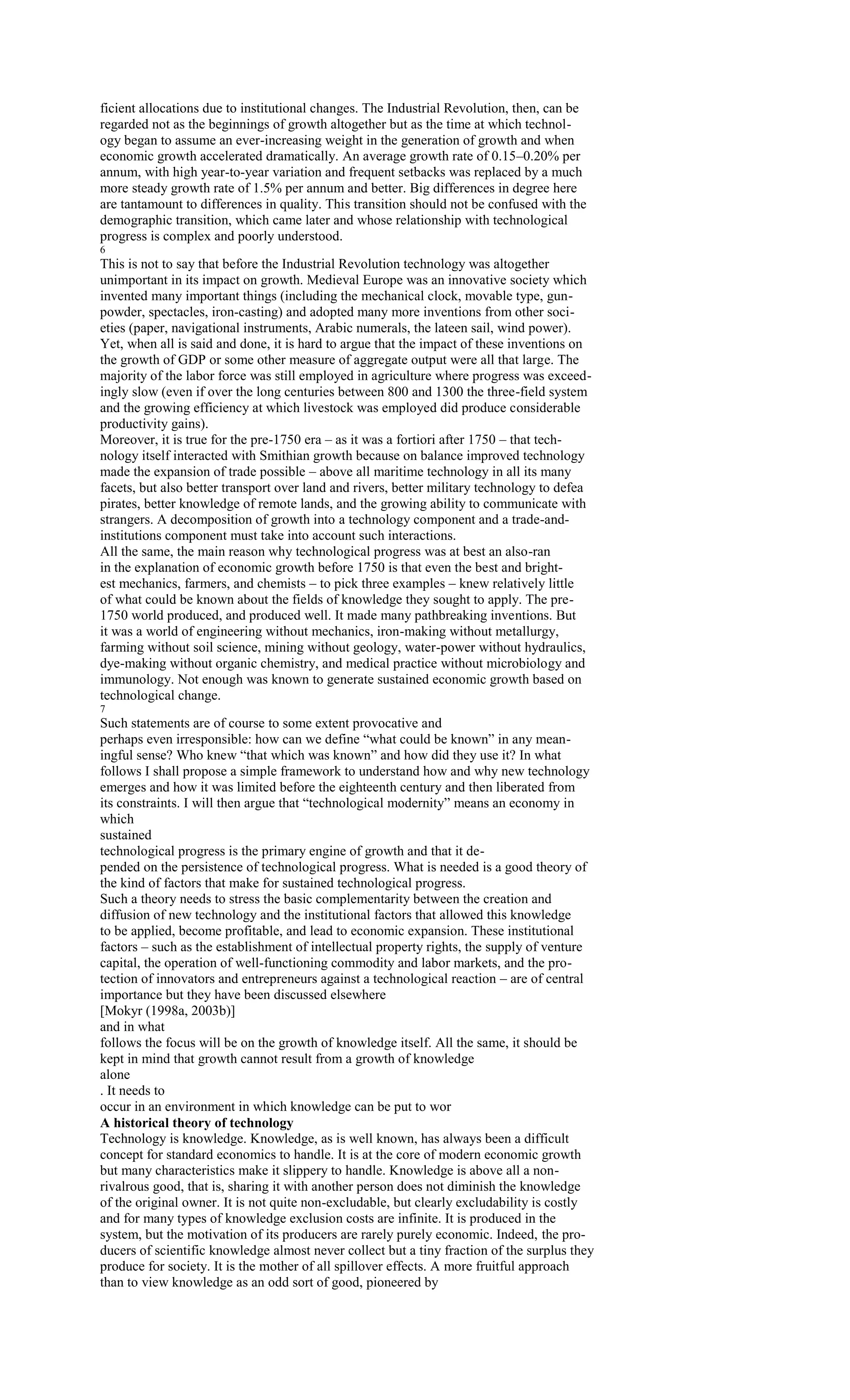 Technology and economic growth | PDF | Free Download 