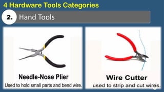 25
Hand Tools
4 Hardware Tools Categories
2.
 