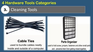 30
Cleaning Tools
4 Hardware Tools Categories
3.
 
