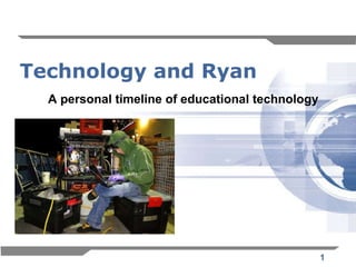 Technology and Ryan A personal timeline of educational technology 