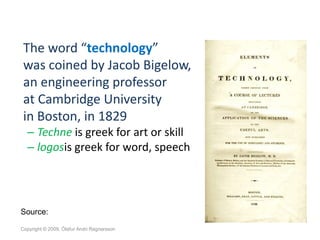 Technology And Products