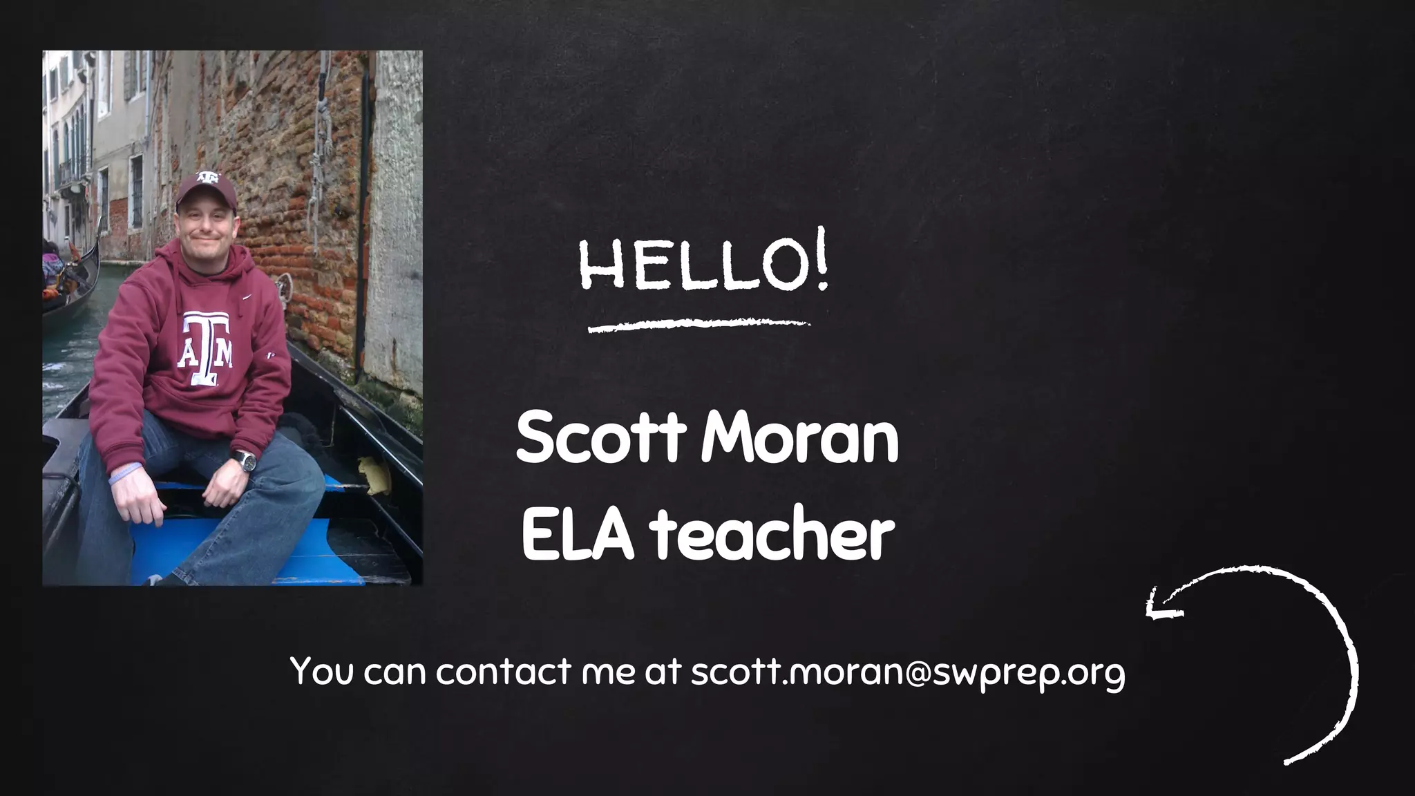 hello!
Scott Moran
ELA teacher
You can contact me at scott.moran@swprep.org
 