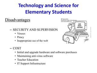 Technology and science for elementary students | PPTX