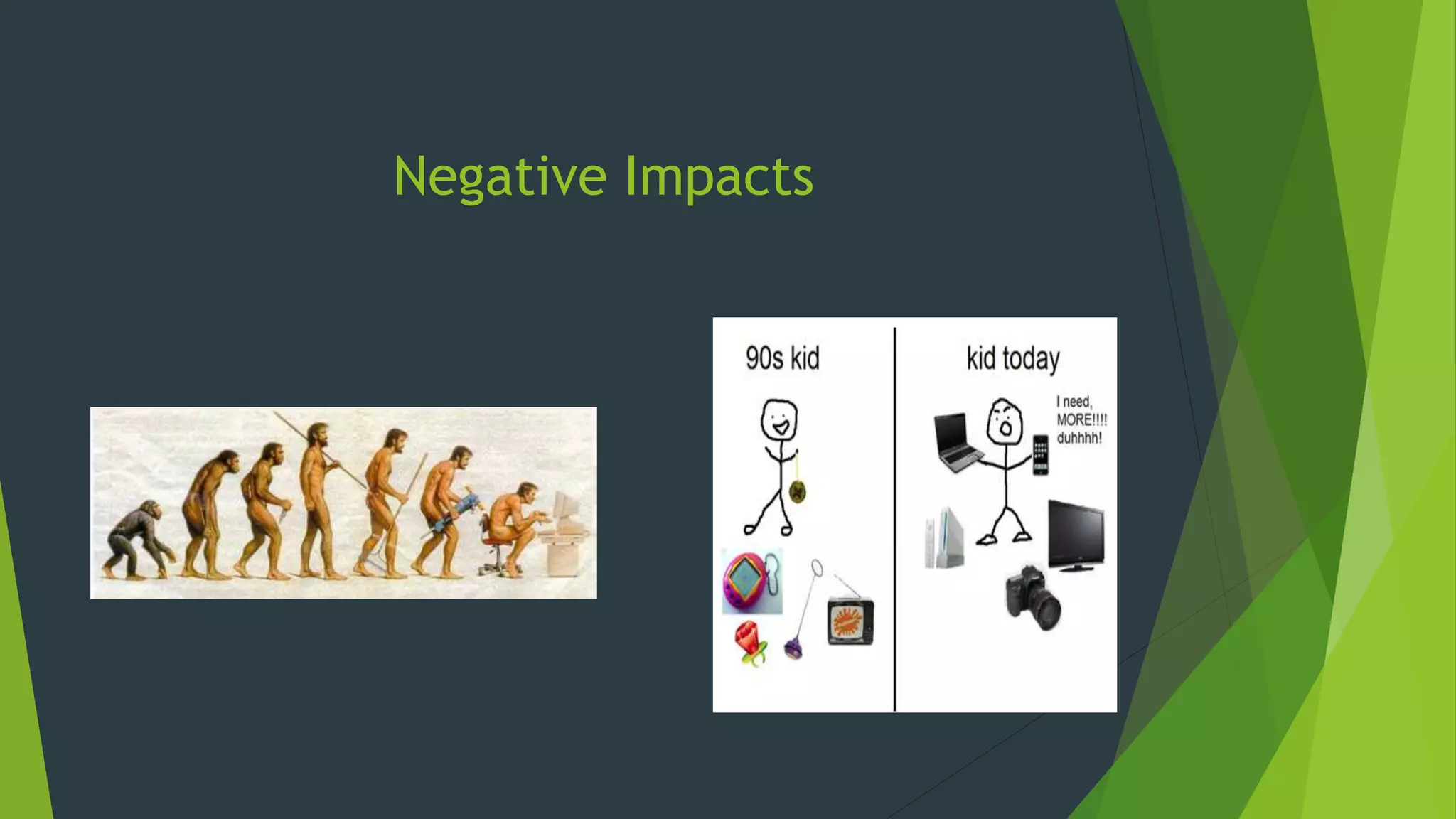 Negative Impacts
 