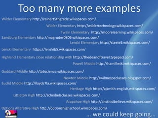 Innovation grants:LenskiArapahoeEuclidSandburgHopkinsEvaluationInformation access