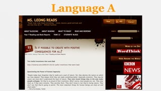 Language A

 