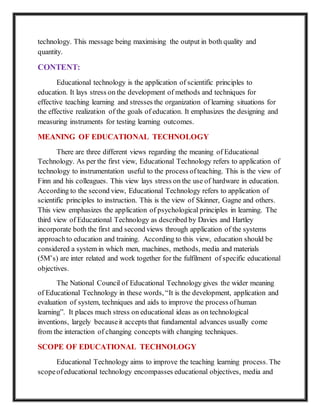 ASSIGNMENT | DOCX | Education industry | Industries