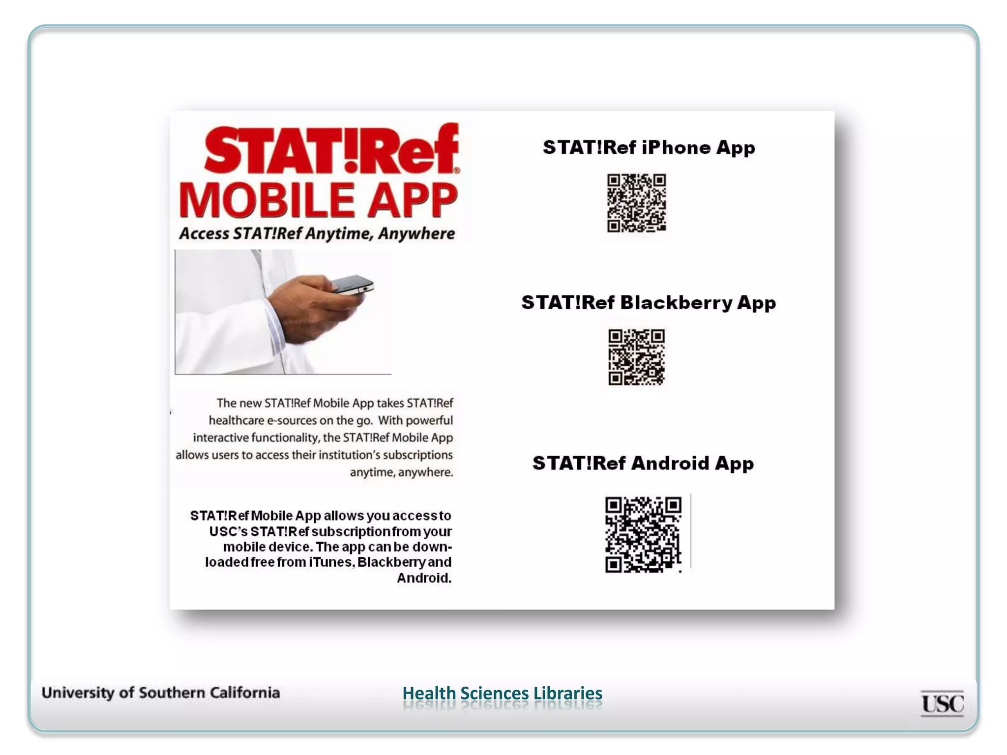 Health Sciences Libraries
 