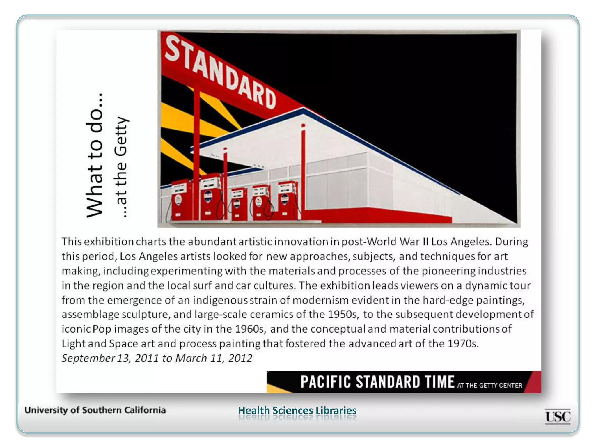 Health Sciences Libraries
 