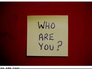 • So who are you? What are you
  here for?


 Technology at tutorials         4
 