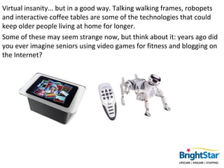 Technology Benefits Seniors Ppt