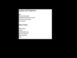 Technology catalog