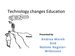 Technology changes Education Presented by 