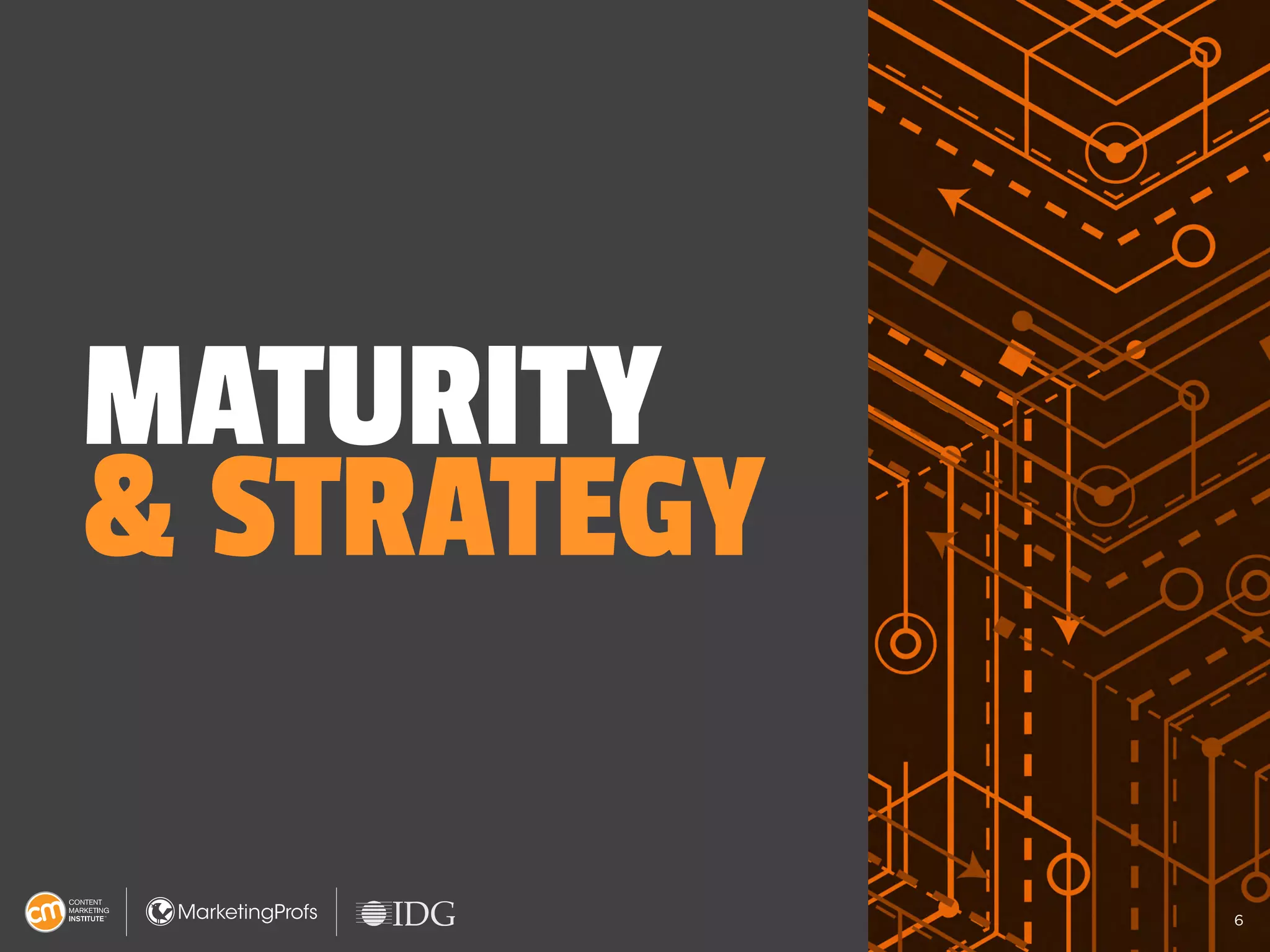 MATURITY
& STRATEGY
6
 