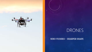 DRONES
NIKO VUOKKO – SHARPER SHAPE
 