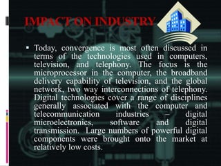 Technology conversion- Interconnection of digital technologies | PPTX