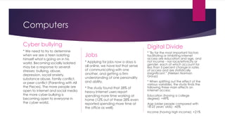Technology creates social isolation | PPTX