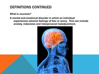 Neurosis meaning
