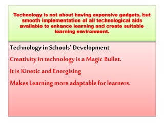 Technology creativity and skills | PPTX