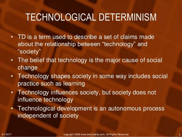 technological determinism