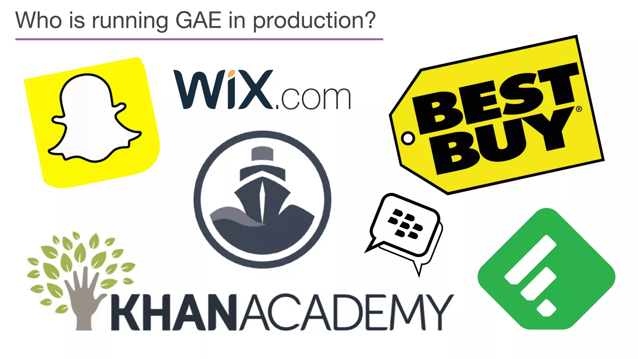 Who is running GAE in production?
 