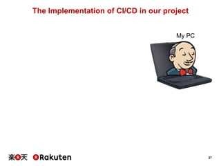 27
The Implementation of CI/CD in our project
My PC
 