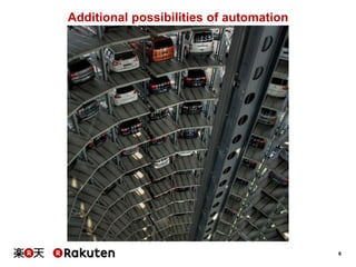 6
Additional possibilities of automation
 