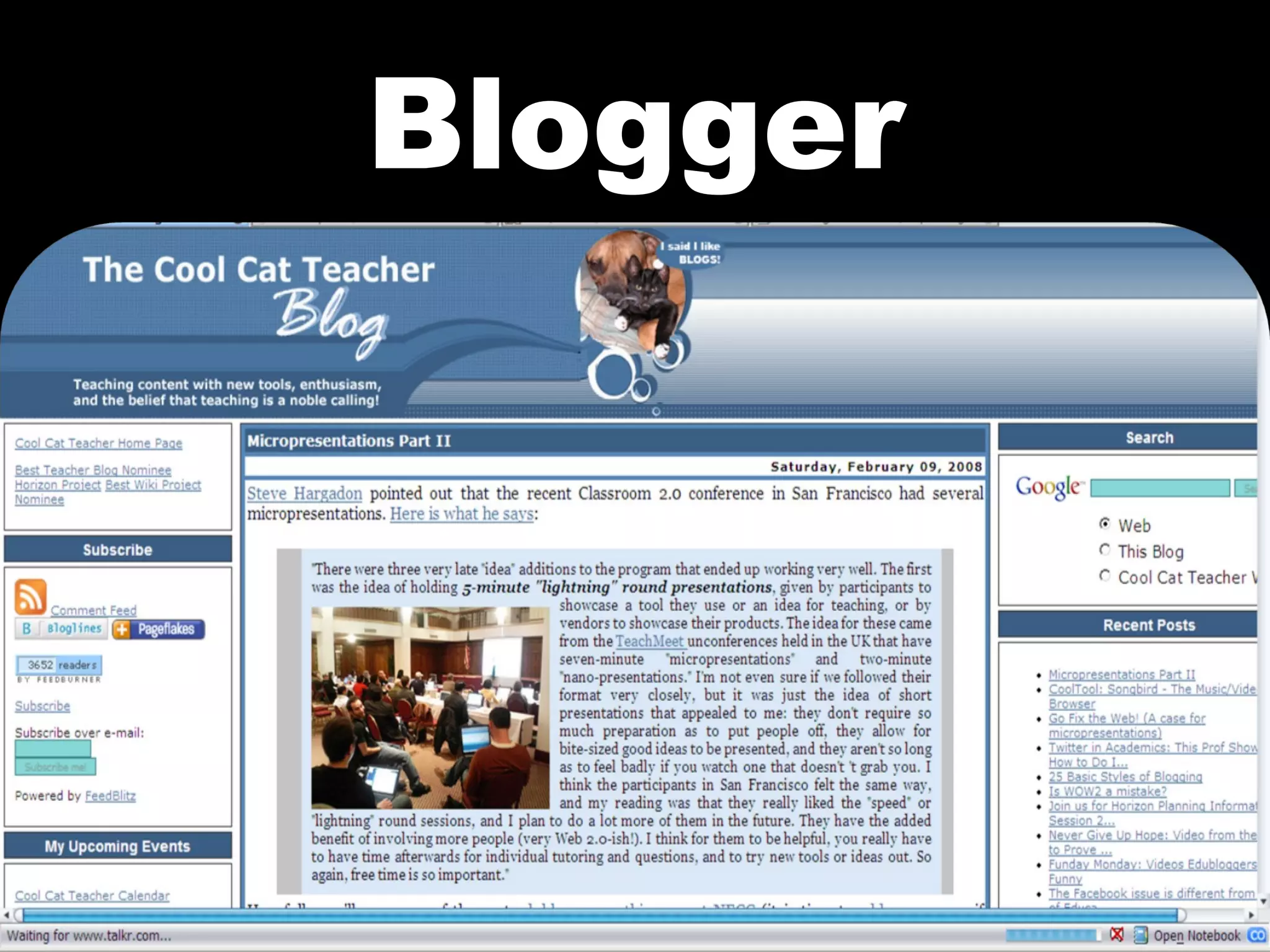 Blogger 