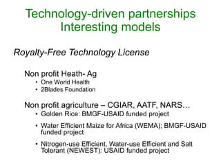 Technology driven partnership