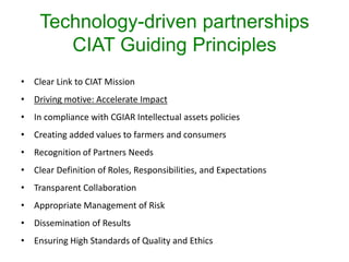 Technology driven partnership